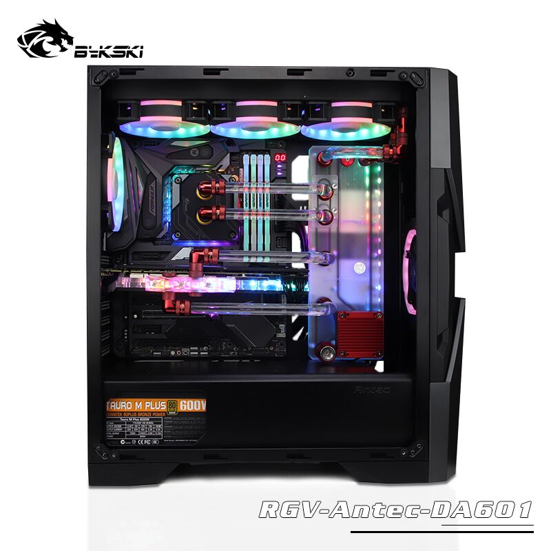 BYKSKI アクリル水路ボードフィット Antec DA6 - Distro Plate Ddc Pump Combo のレビューと価格