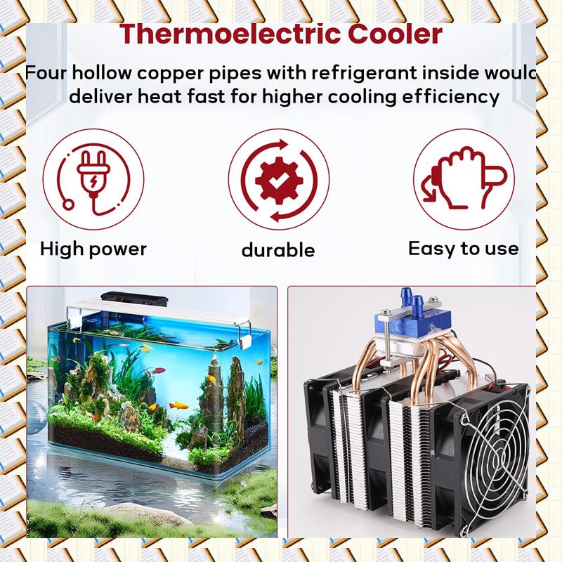 A14M 1 PC 熱電クーラー半導体冷凍ペルチェクーラー空 - Chiller Water Cooling System Pc のレビューと価格